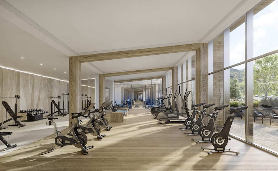 Rendering of Freed Blue Mountain fitness centre