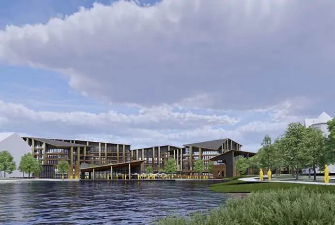 Exterior rendering of Freed At Blue Mountain Condos