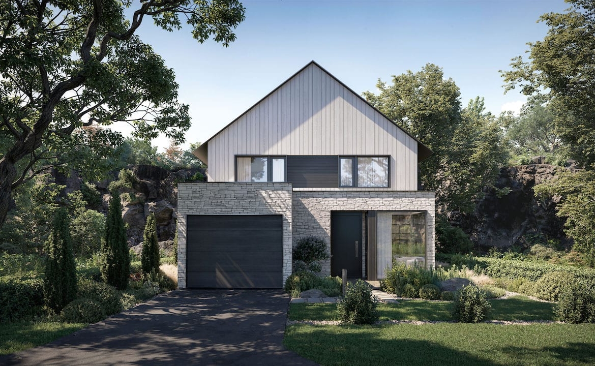 Exterior rendering of Muskoka Bay Boulevard Estates Unit A1
