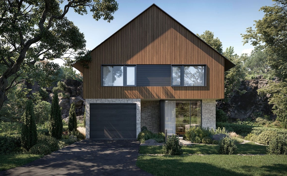 Exterior rendering of Muskoka Bay Boulevard Estates Unit A2