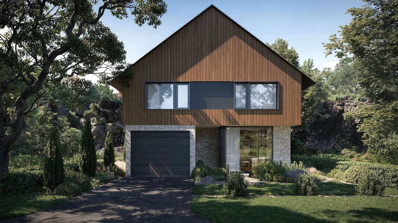 Exterior rendering of Muskoka Bay Boulevard Estates Unit A2