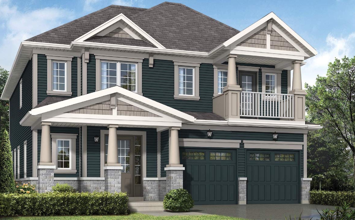 Rendering of Cork & Vine single detached exterior