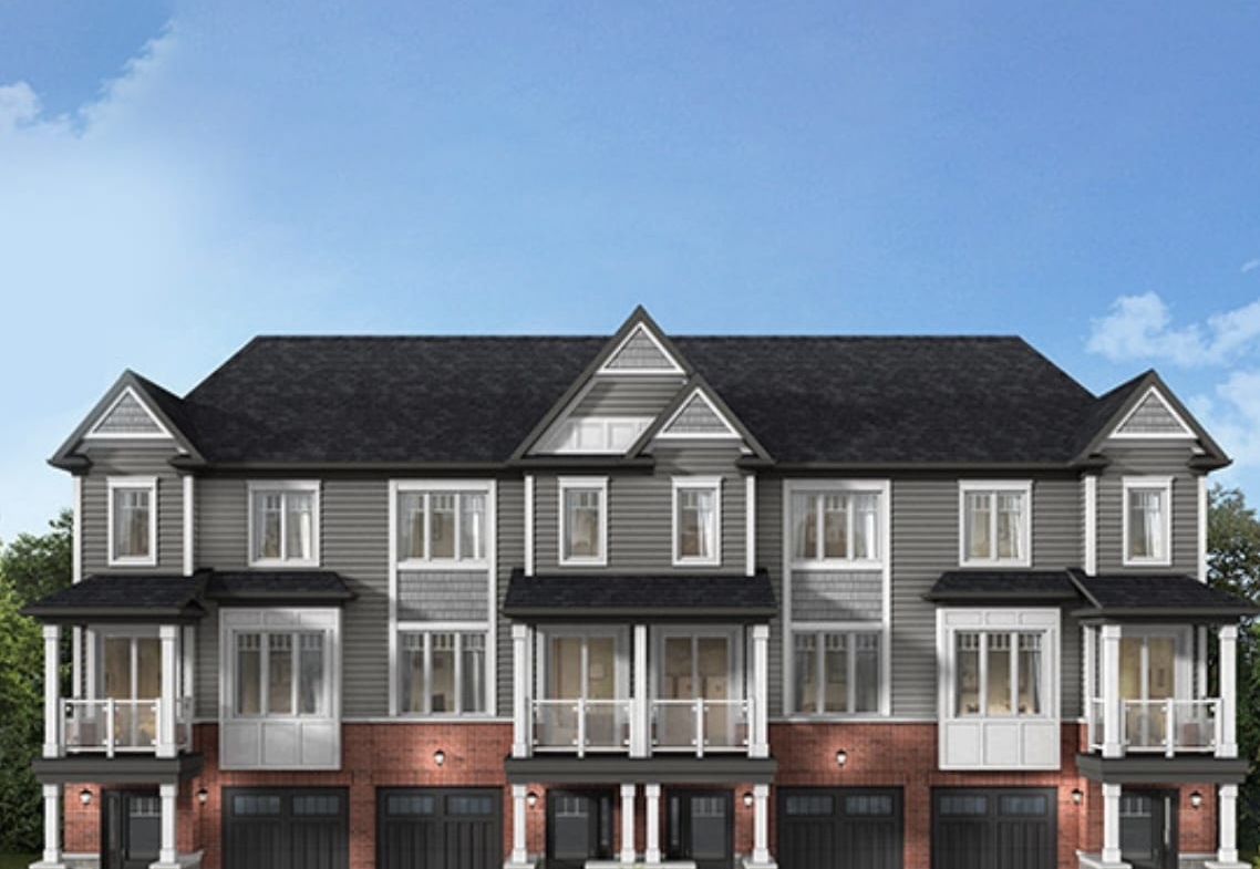 Rendering of Cork & Vine townhome exterior