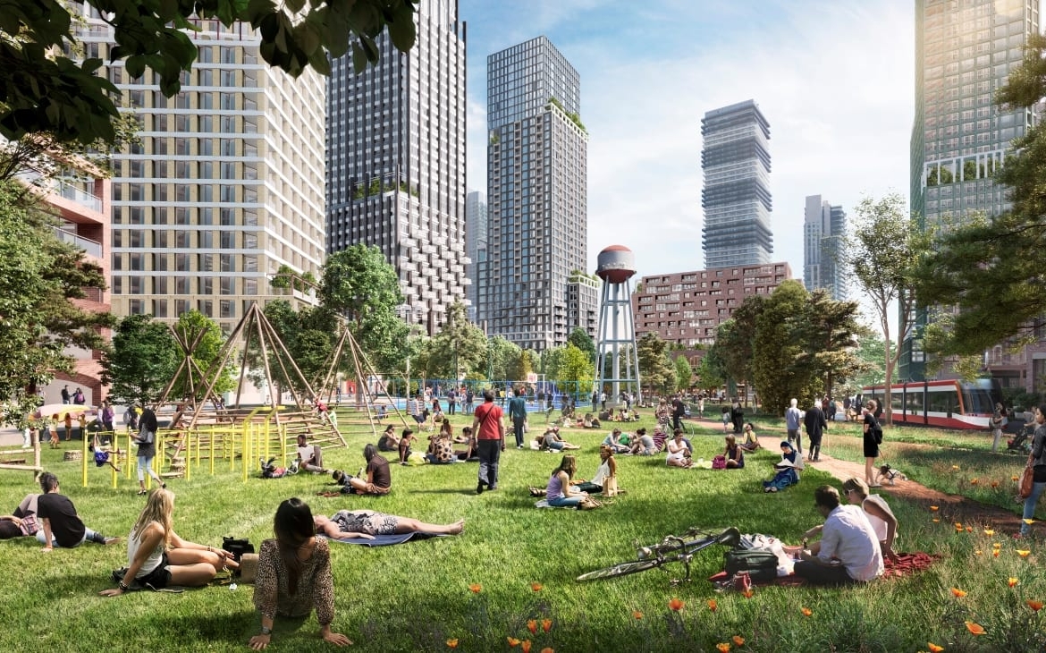 Rendering of 2150 Lake Shore Condos park
