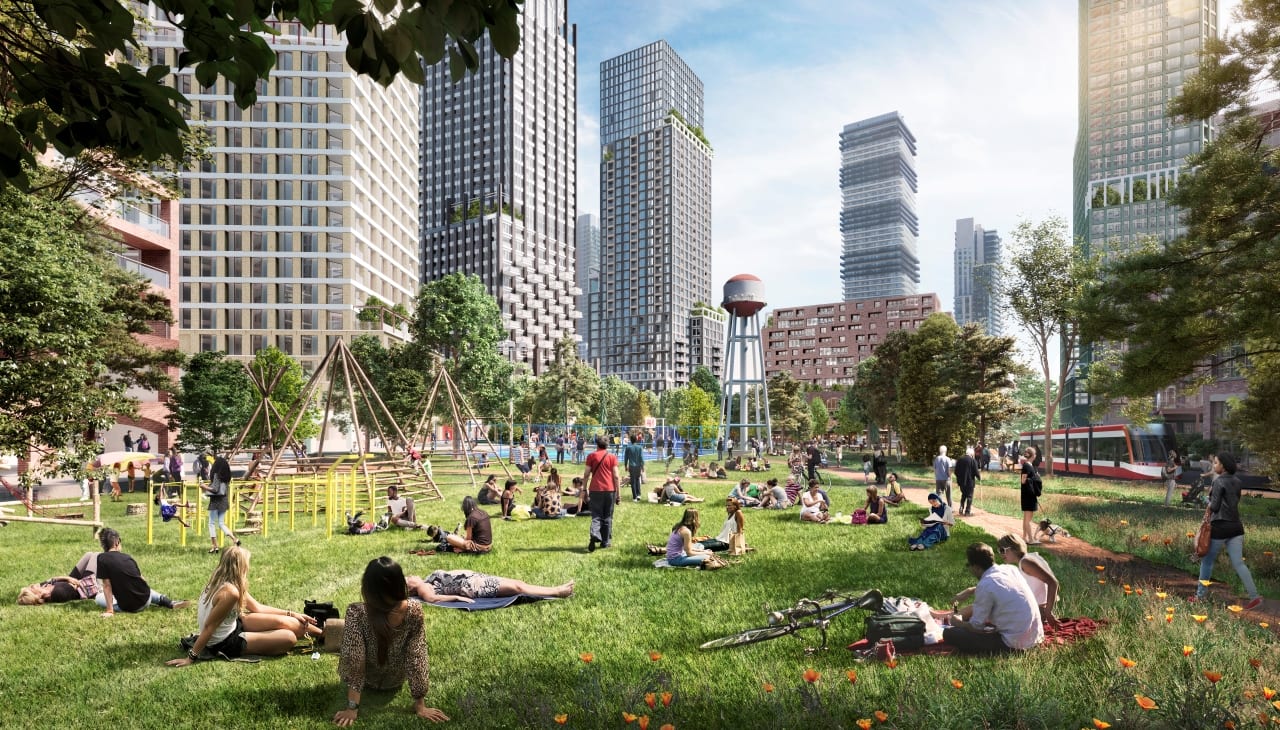 Rendering of 2150 Lake Shore Condos park