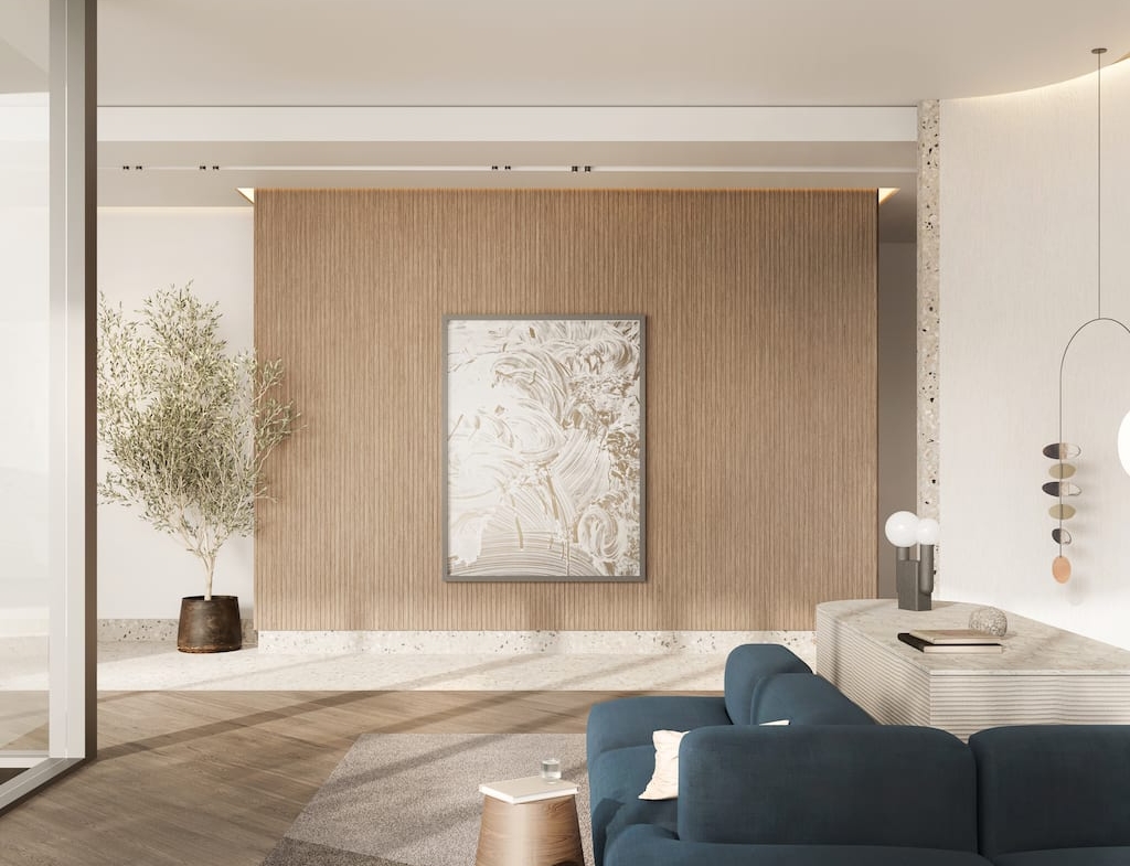 Rendering of Craft Residences lobby artowkr