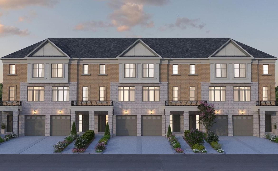 Rendering of DeerView Heights exterior front view close up
