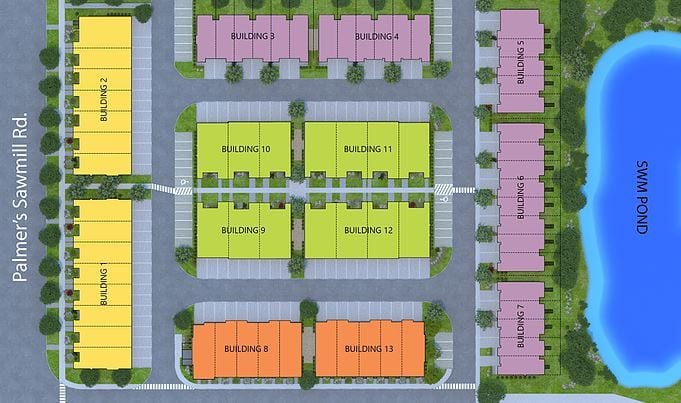 Site plan of DeerView Heights