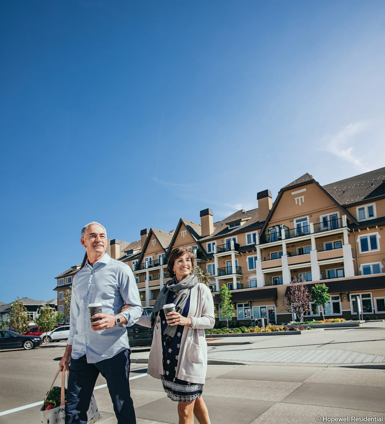 Sandgate Mahogany Lake Condos exterior couple outside