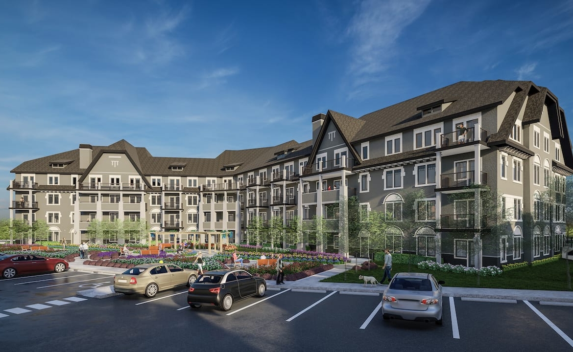 Sandgate Mahogany Lake Condos exterior full view