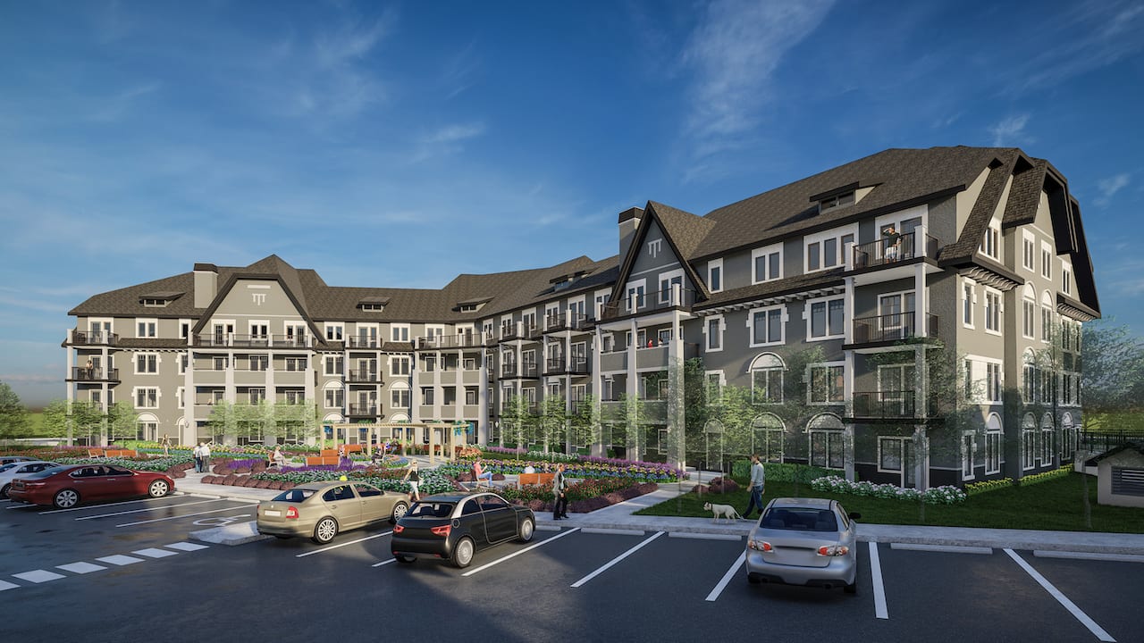 Sandgate Mahogany Lake Condos exterior full view