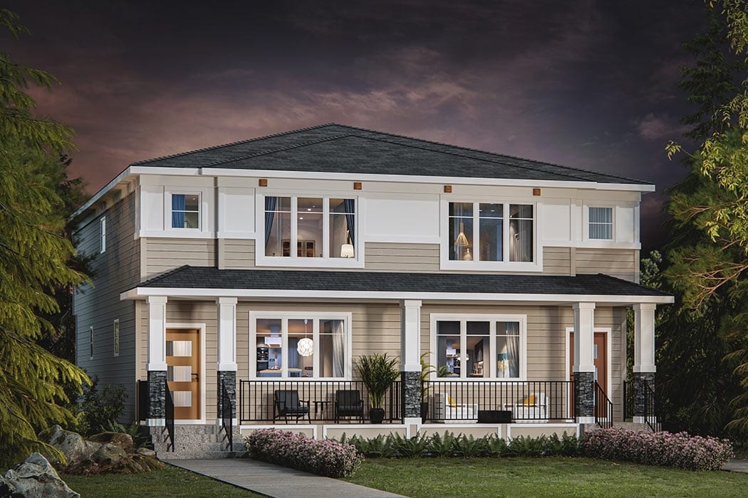 Rendering of Creekstone Homes exterior 2