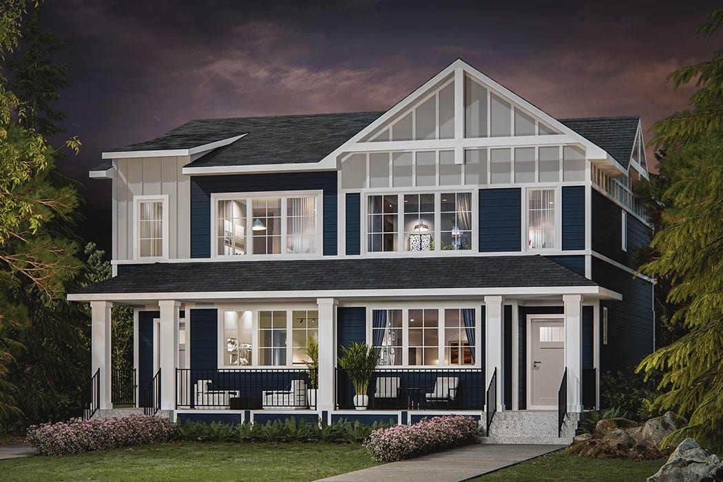 Rendering of Creekstone Homes exterior 4