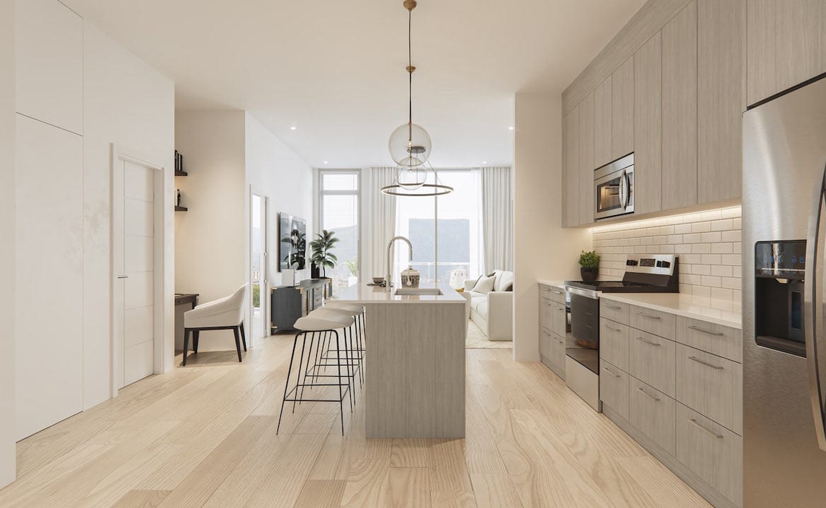 Rendering of Lockwood Chelsea Condos suite interior 1