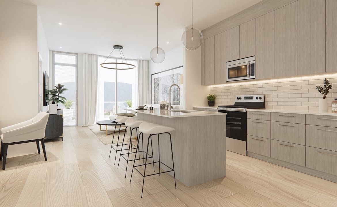 Rendering of Lockwood Chelsea Condos suite interior 2