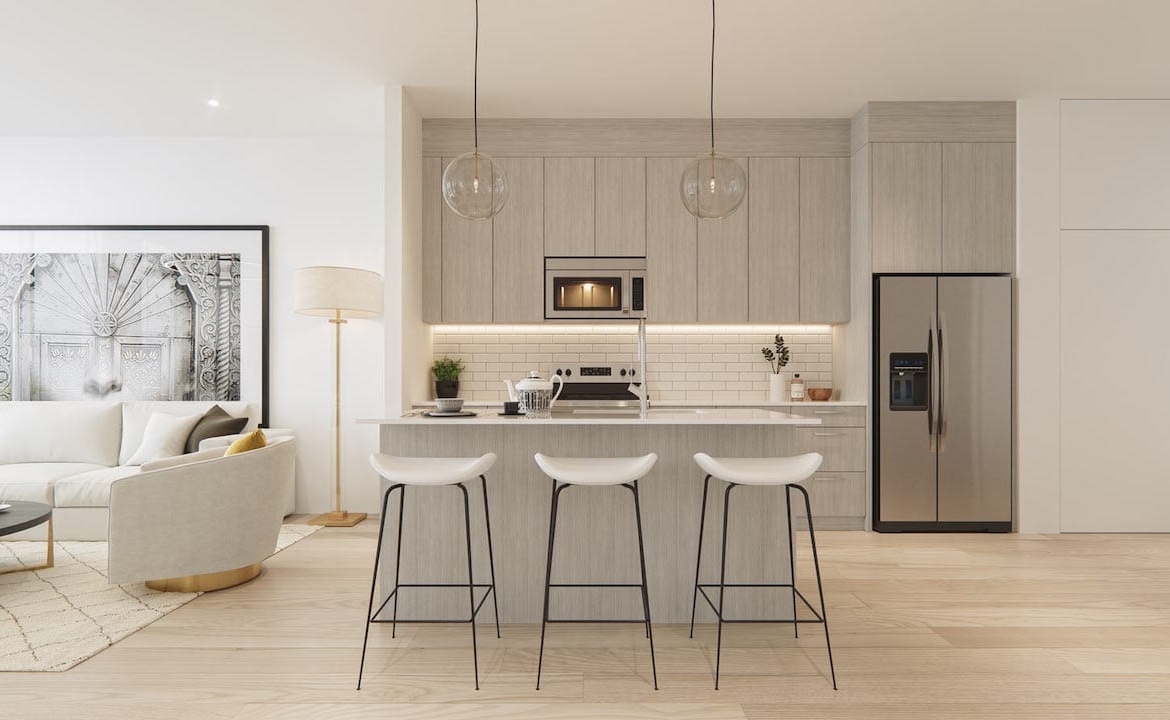 Rendering of Lockwood Chelsea Condos suite interior 3