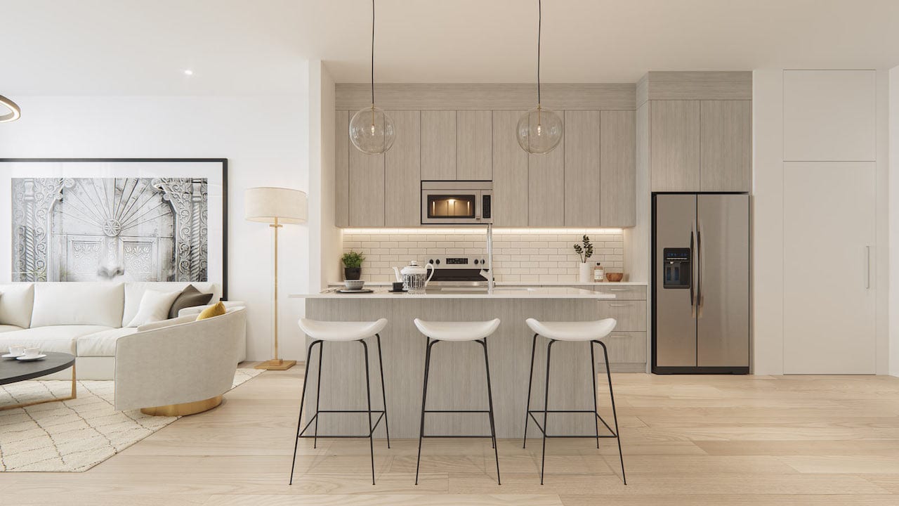 Rendering of Lockwood Chelsea Condos suite interior 3