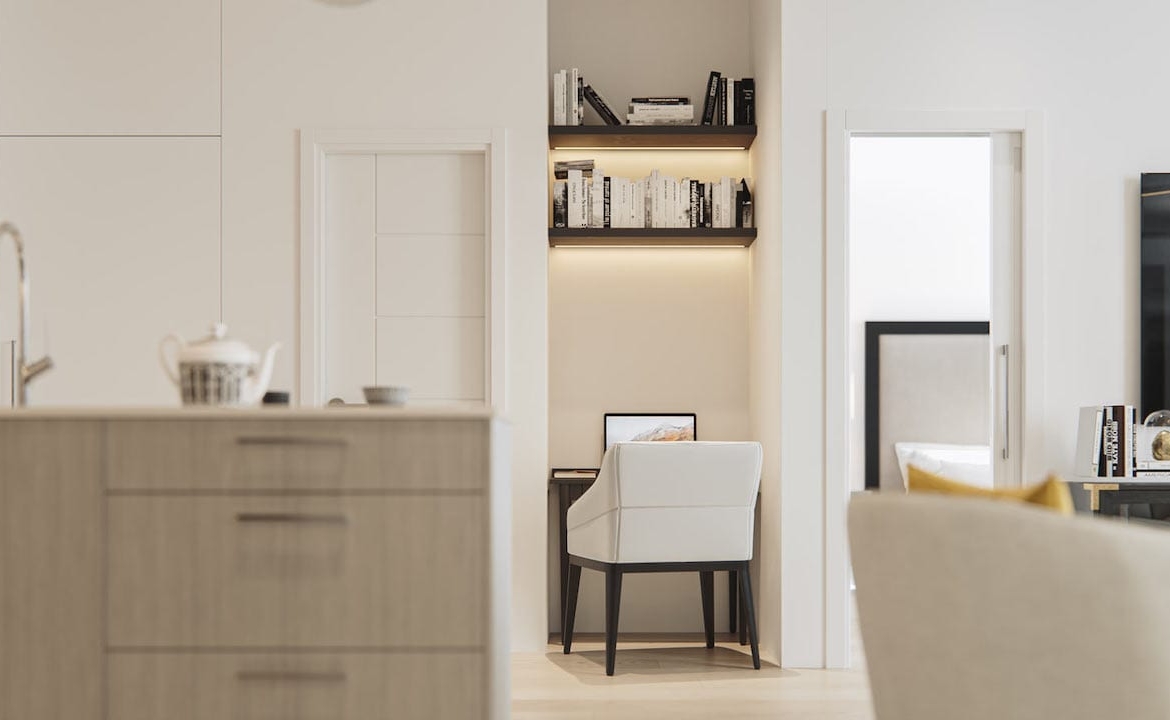 Rendering of Lockwood Chelsea Condos suite interior 4