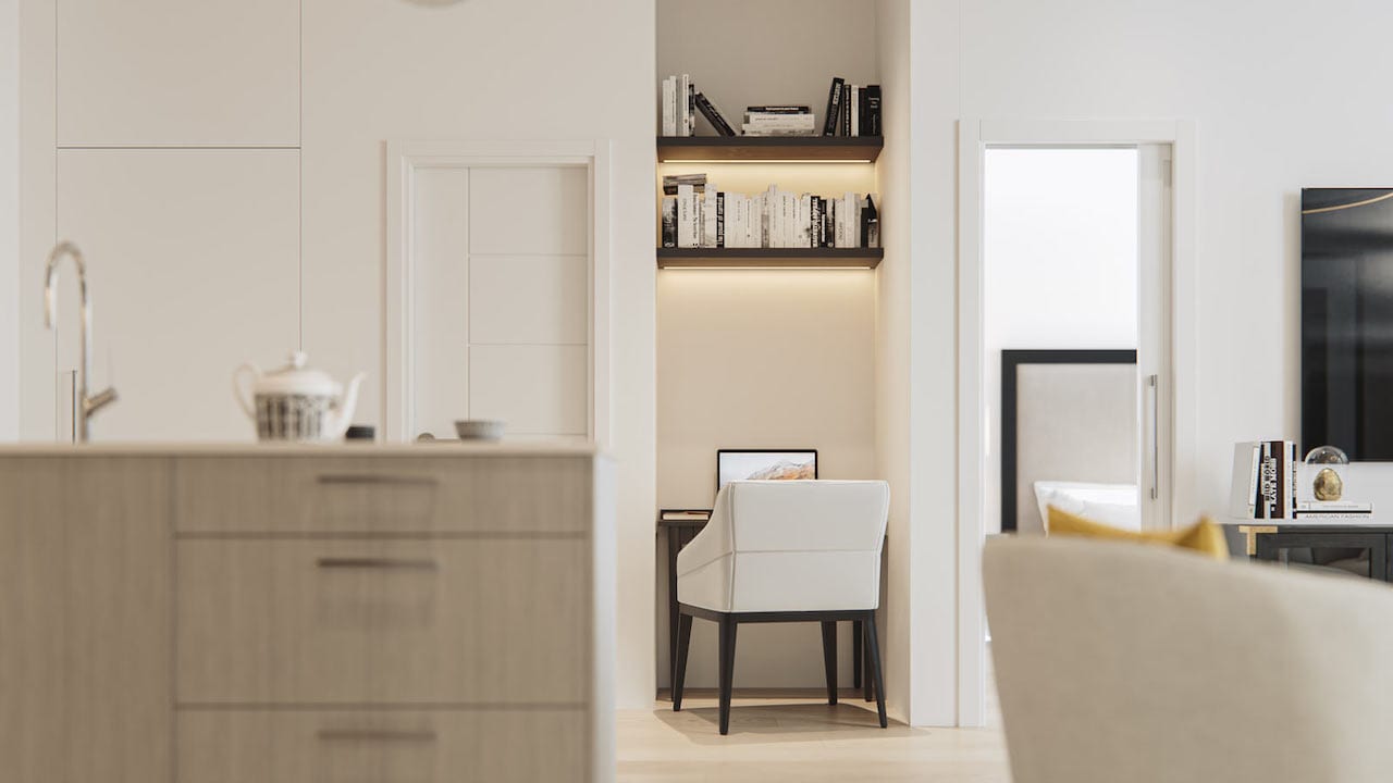 Rendering of Lockwood Chelsea Condos suite interior 4