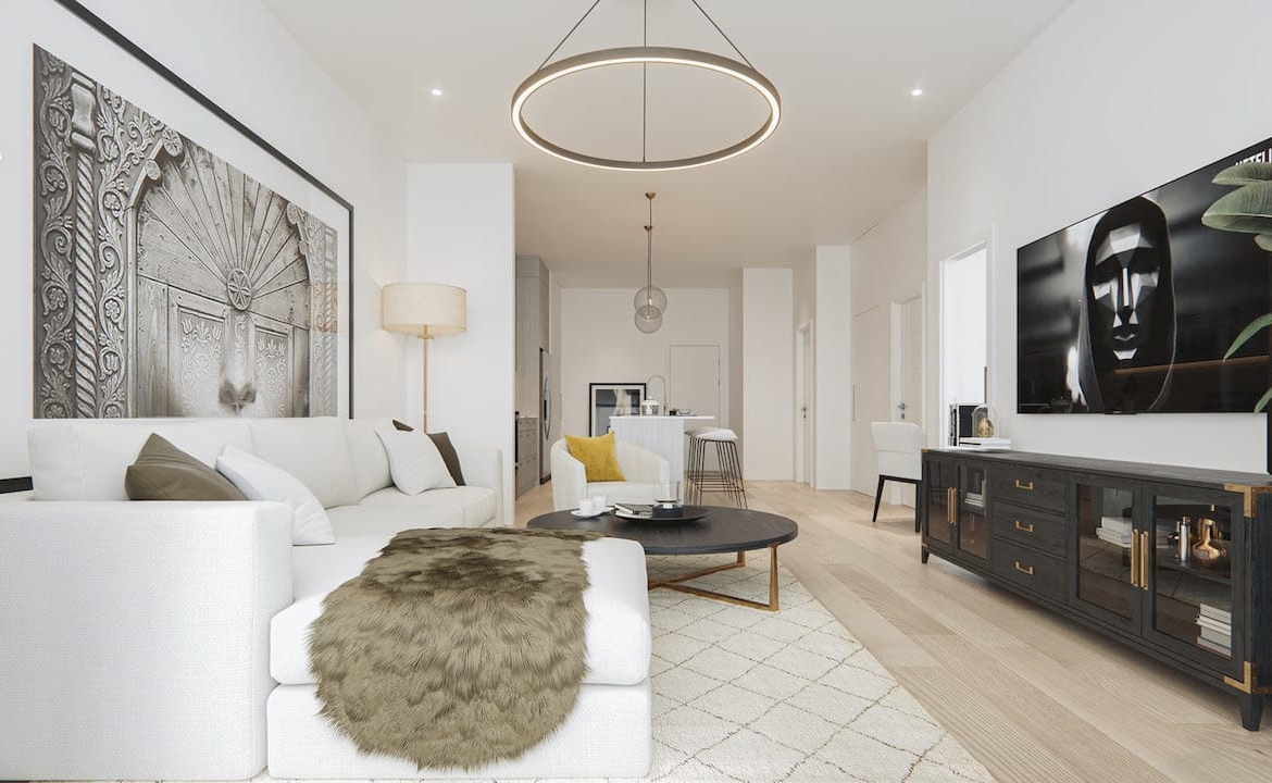 Rendering of Lockwood Chelsea Condos suite interior 6
