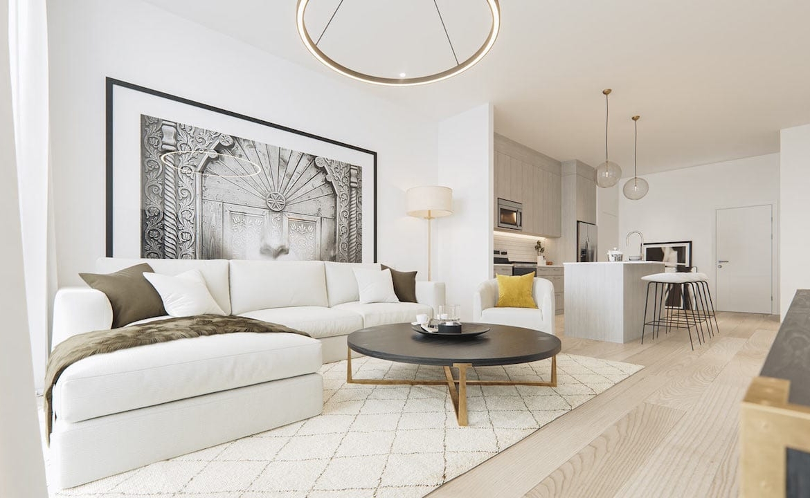 Rendering of Lockwood Chelsea Condos suite interior 7