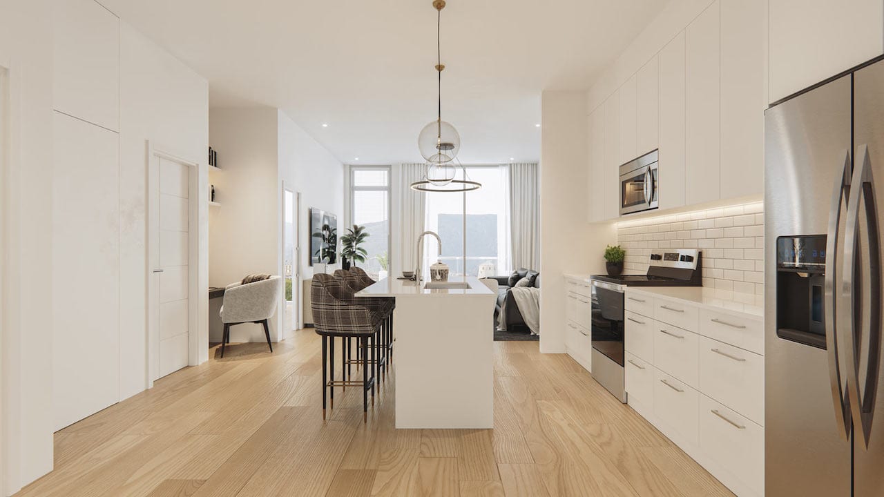 Rendering of Lockwood Chelsea Condos suite interior 9
