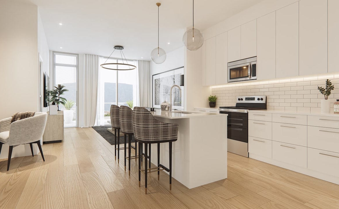 Rendering of Lockwood Chelsea Condos suite interior 10