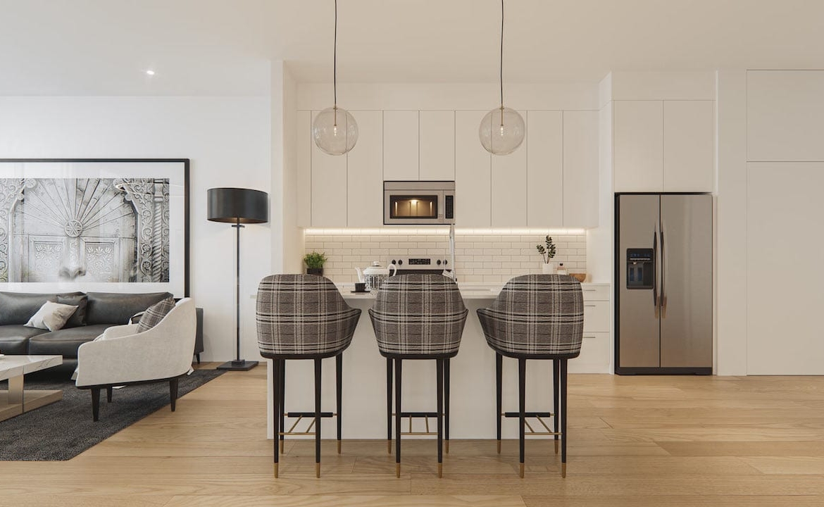 Rendering of Lockwood Chelsea Condos suite interior 11