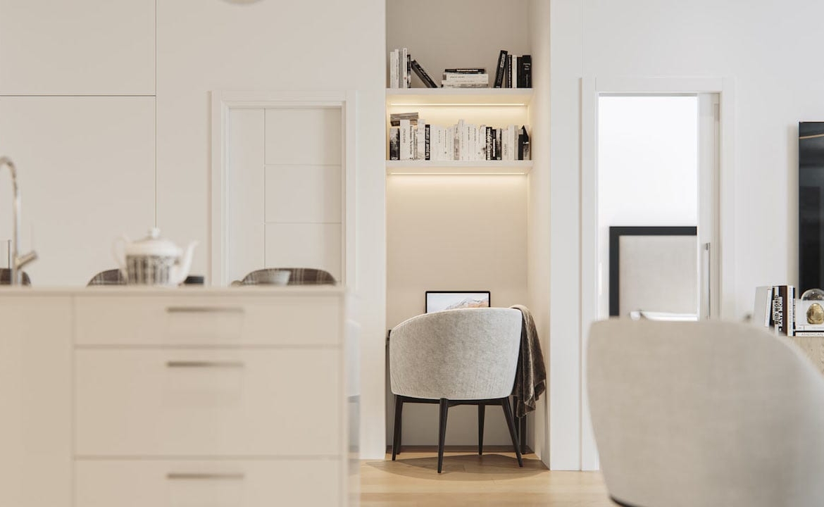 Rendering of Lockwood Chelsea Condos suite interior 12