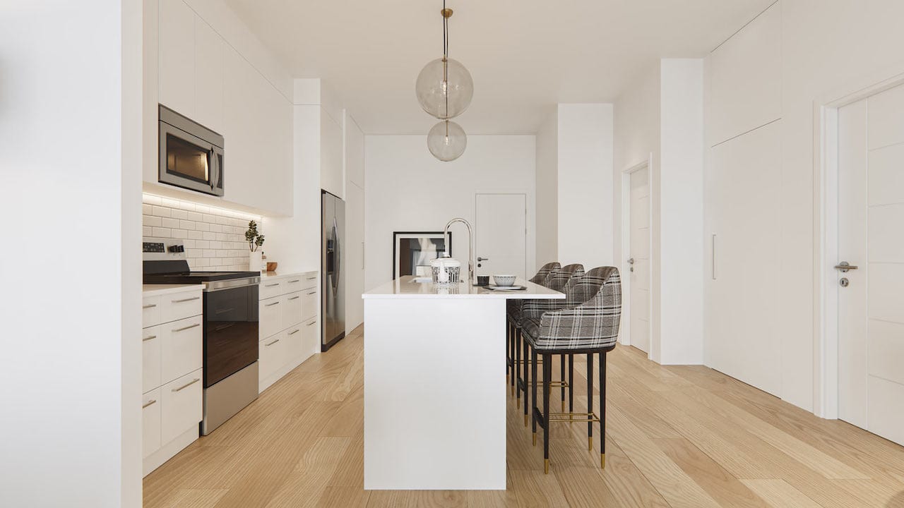 Rendering of Lockwood Chelsea Condos suite interior 13
