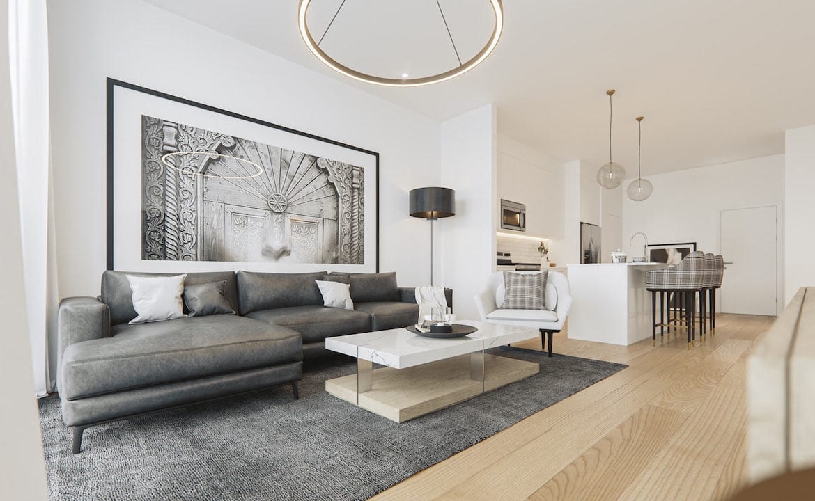 Rendering of Lockwood Chelsea Condos suite interior 15