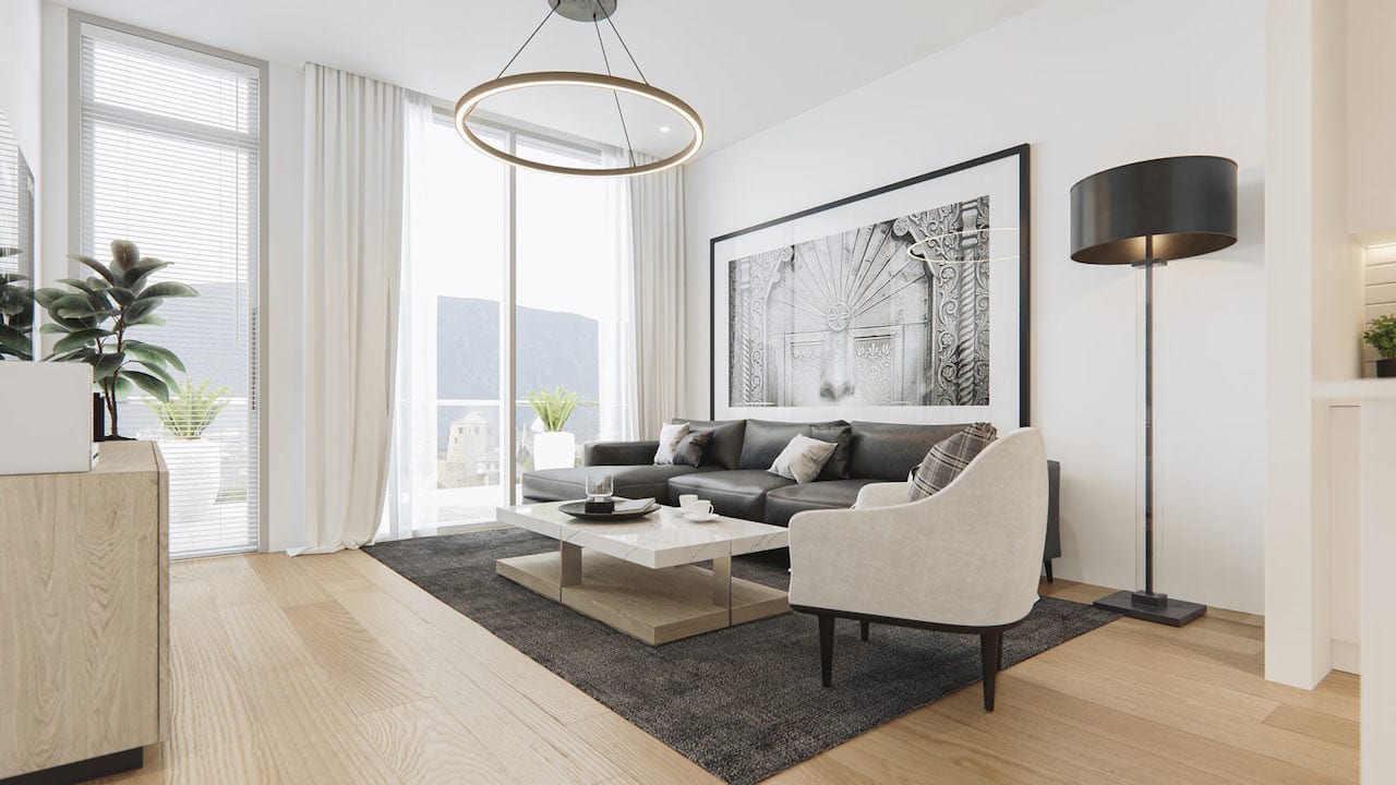 Rendering of Lockwood Chelsea Condos suite interior 16