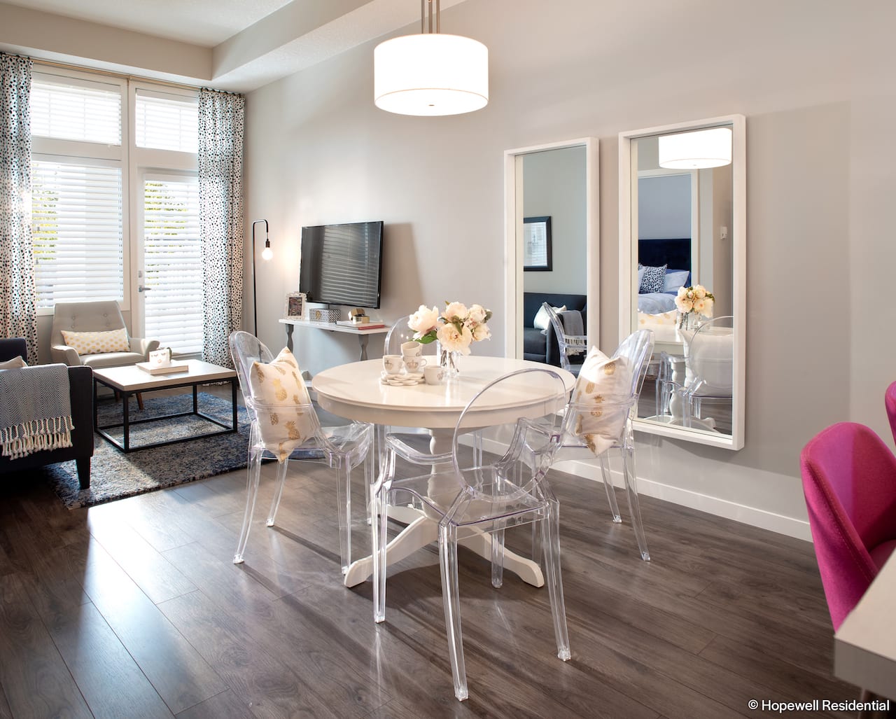 Sandgate Mahogany Lake Condos suite interior dining