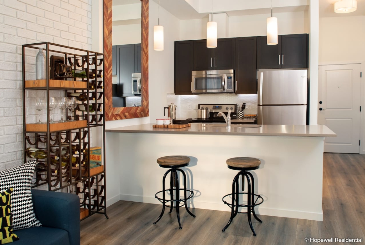 Sandgate Mahogany Lake Condos suite interior kitchen
