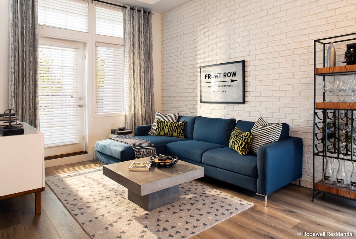 Sandgate Mahogany Lake Condos suite interior living room