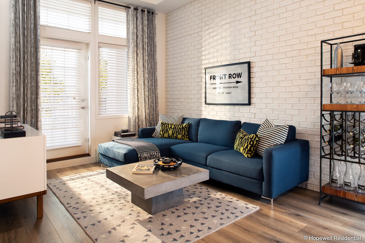 Sandgate Mahogany Lake Condos suite interior living room