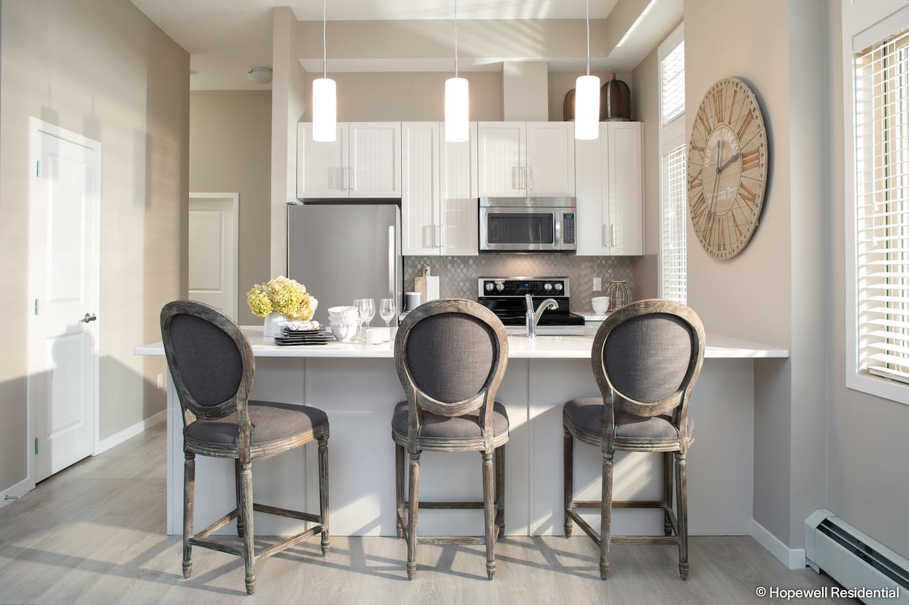 Sandgate Mahogany Lake Condos suite interior kitchen