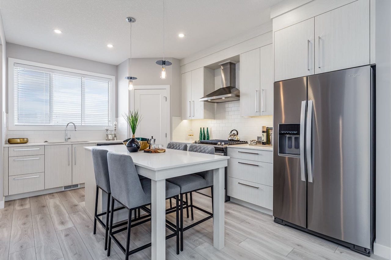 Rendering of Sirocco Homes suite interior kitchen