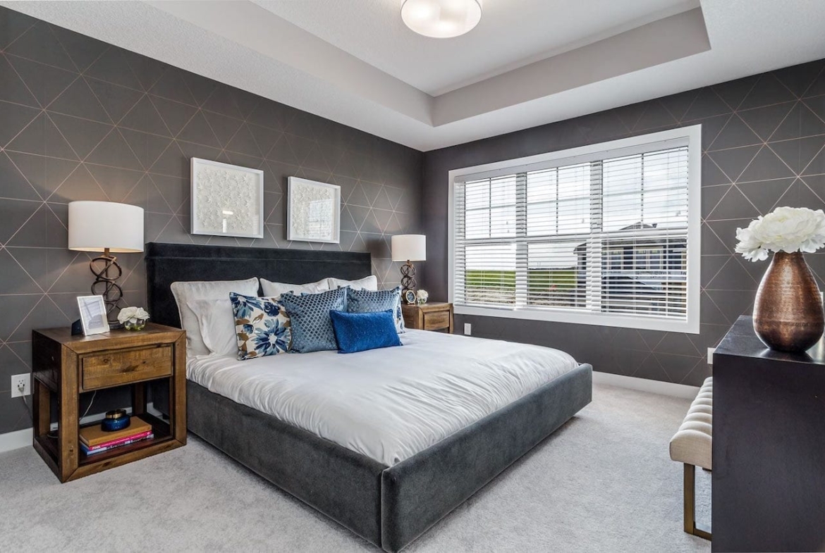 Rendering of Sirocco Homes suite interior master bedroom