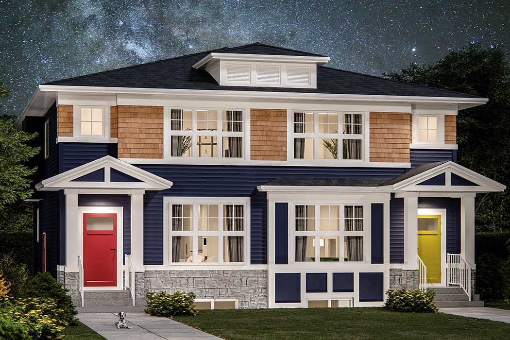 Rendering of Sirocco Homes chelsea exterior