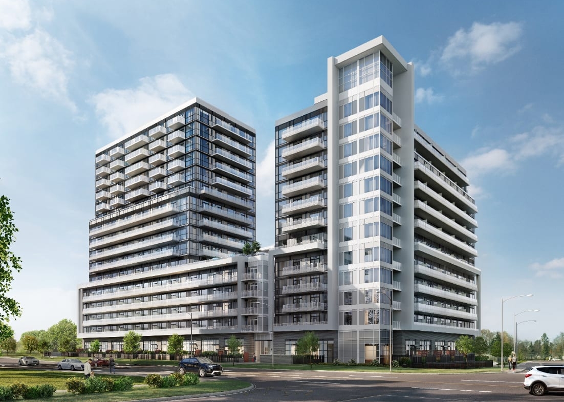 Rendering of The Highmark Condos exterior