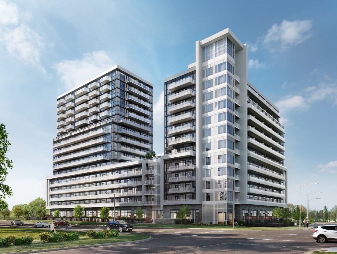 Rendering of The Highmark Condos exterior