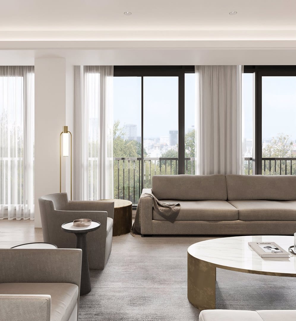 Rendering of The Webley Condos interior