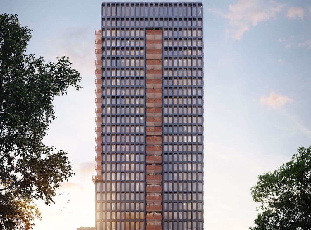Rendering of 316 Junction Condos exterior full view