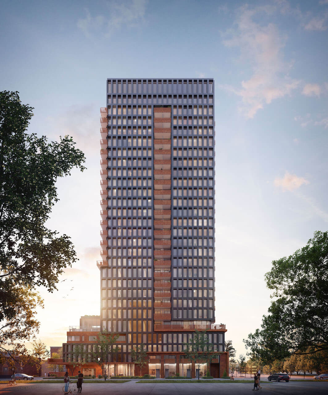 Rendering of 316 Junction Condos exterior full view