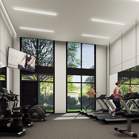 Rendering of Springbank Lux Condos gym