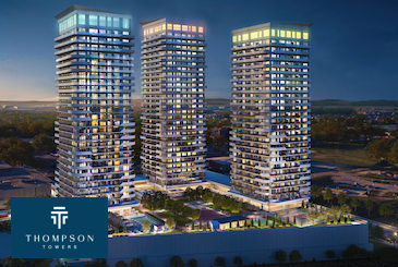 Thompson Towers in Milton by Greenpark Group & Trinity Point