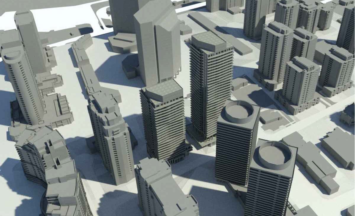 Rendering of 5576 Yonge Condos aerial 1