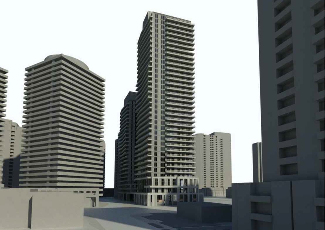 Rendering of 5576 Yonge Condos exterior