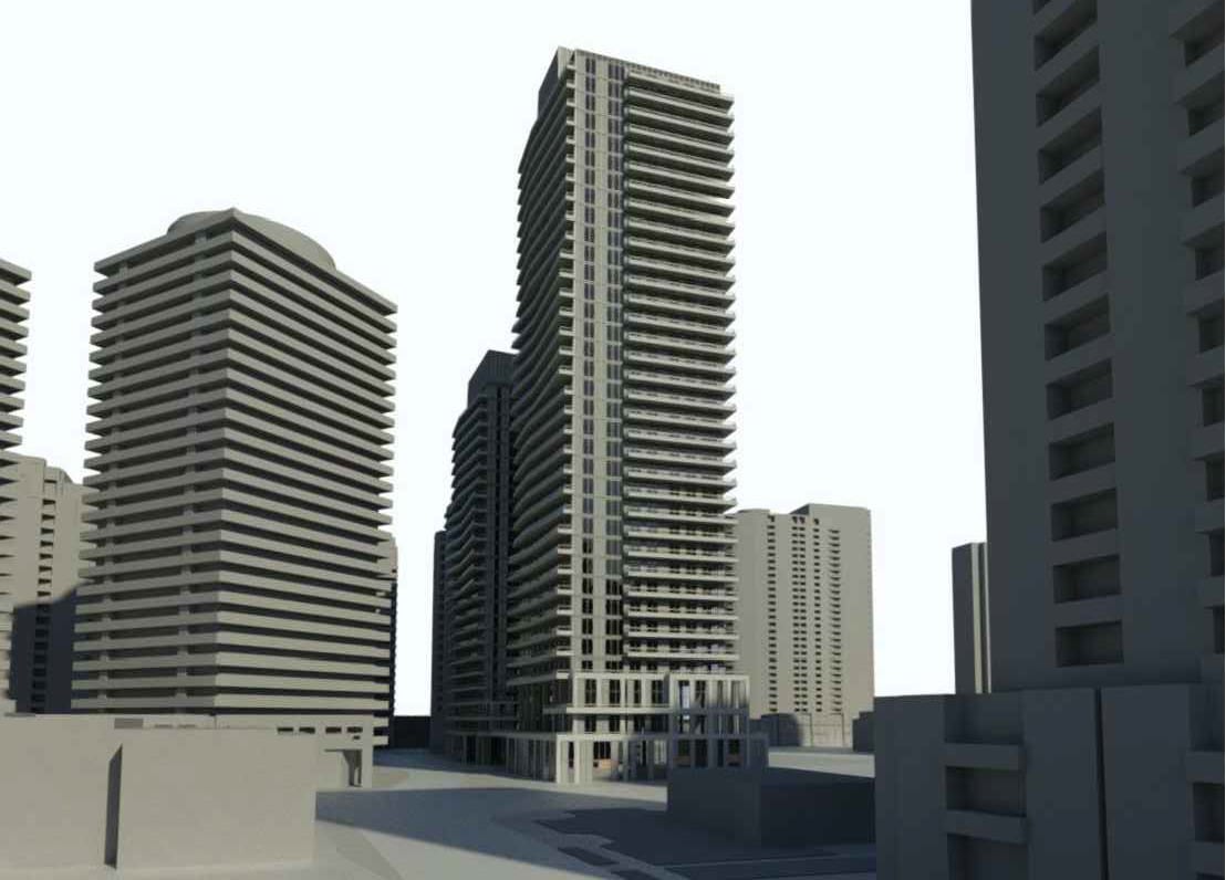 Rendering of 5576 Yonge Condos exterior